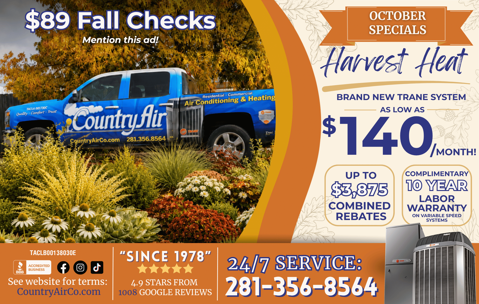 HVAC October Promotion